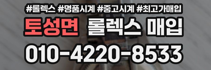 토성면 롤렉스 매입