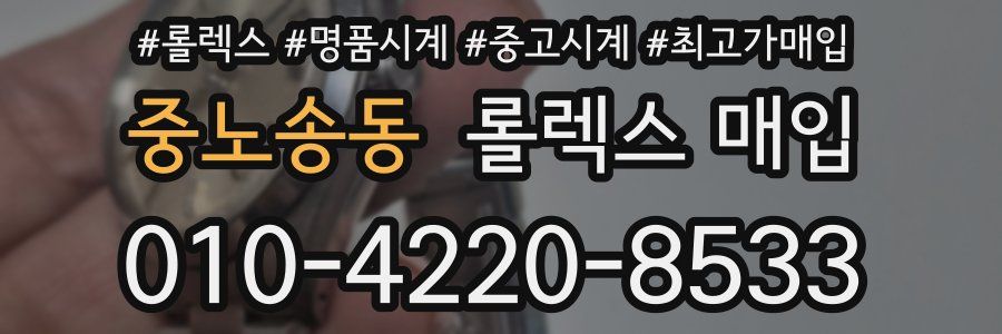 중노송동 롤렉스 매입