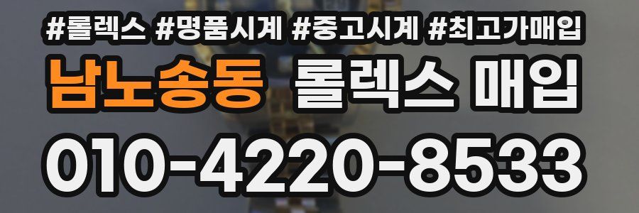 남노송동 롤렉스 매입