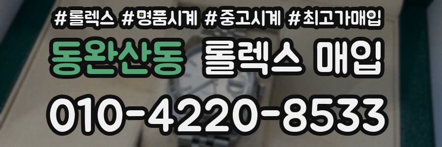 동완산동 롤렉스 매입