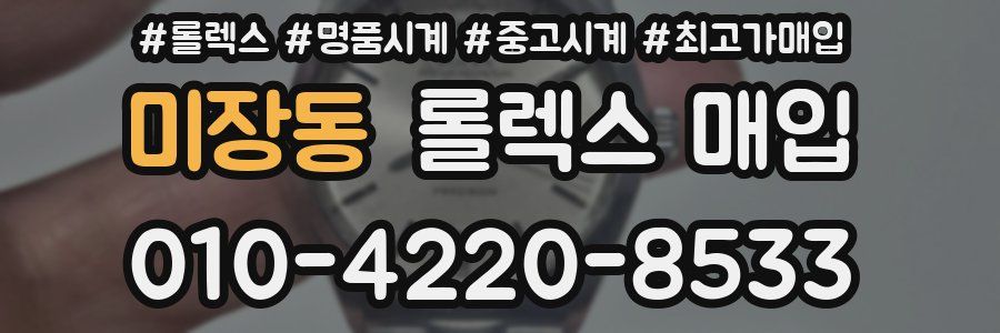 미장동 롤렉스 매입