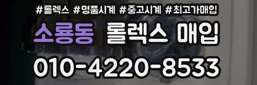 소룡동 롤렉스 매입