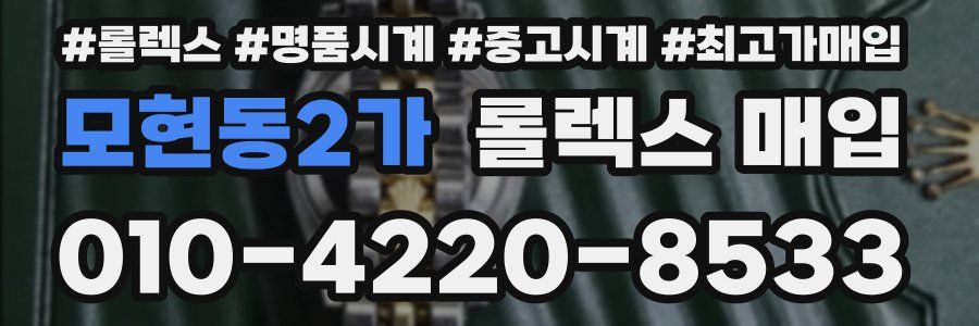 모현동2가 롤렉스 매입