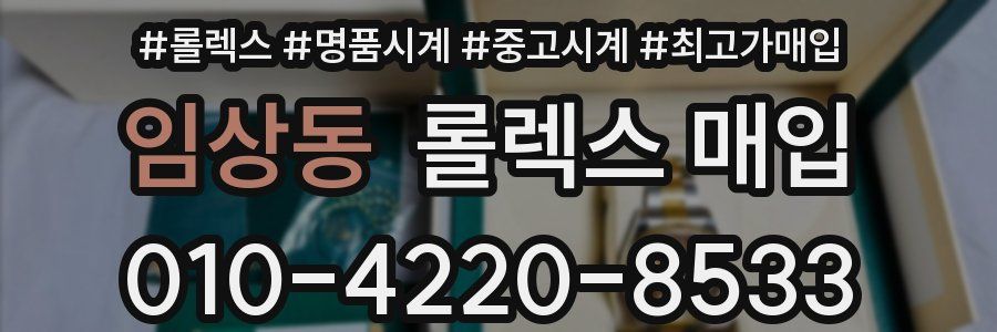 임상동 롤렉스 매입