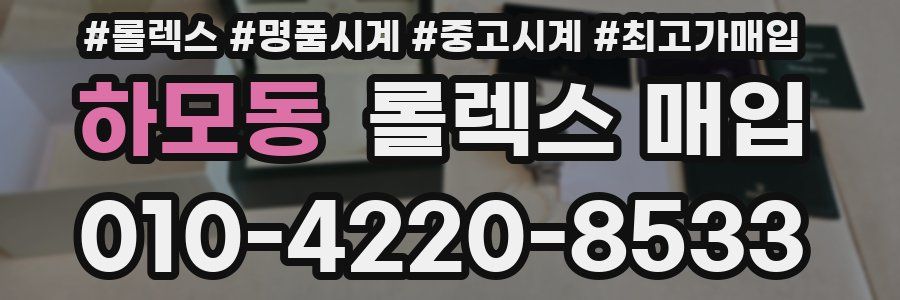 하모동 롤렉스 매입