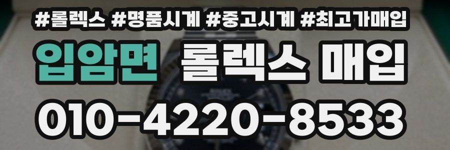 입암면 롤렉스 매입