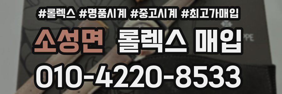 소성면 롤렉스 매입