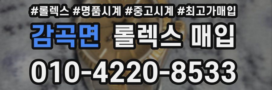 감곡면 롤렉스 매입