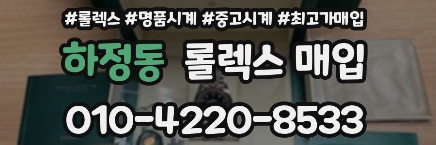 하정동 롤렉스 매입