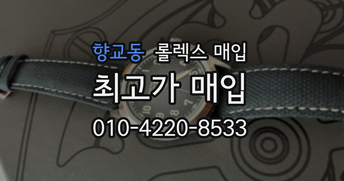 향교동 롤렉스 매입