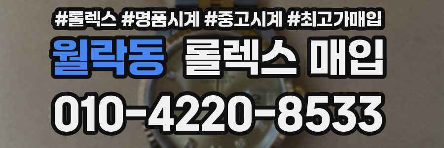 월락동 롤렉스 매입