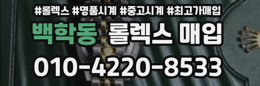 백학동 롤렉스 매입