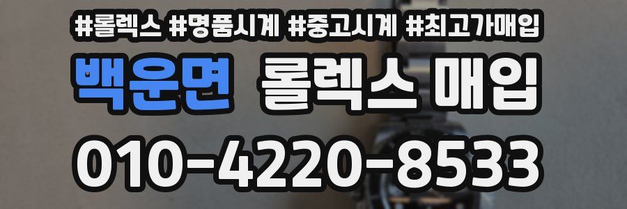 백운면 롤렉스 매입