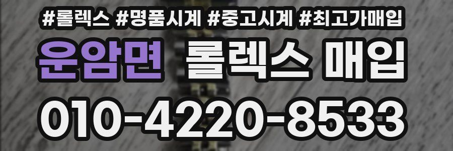 운암면 롤렉스 매입