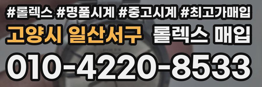 고양시 일산서구 롤렉스 매입