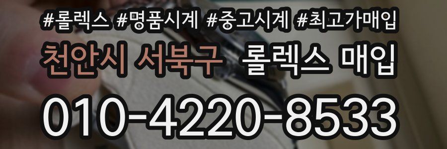 천안시 서북구 롤렉스 매입