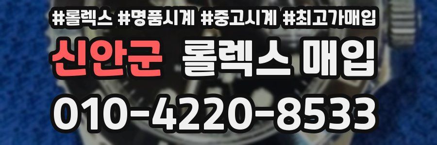 신안군 롤렉스 매입