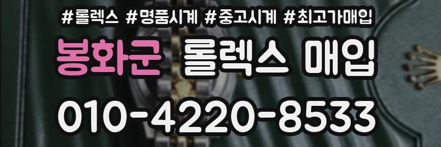 봉화군 롤렉스 매입