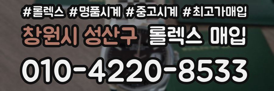 창원시 성산구 롤렉스 매입
