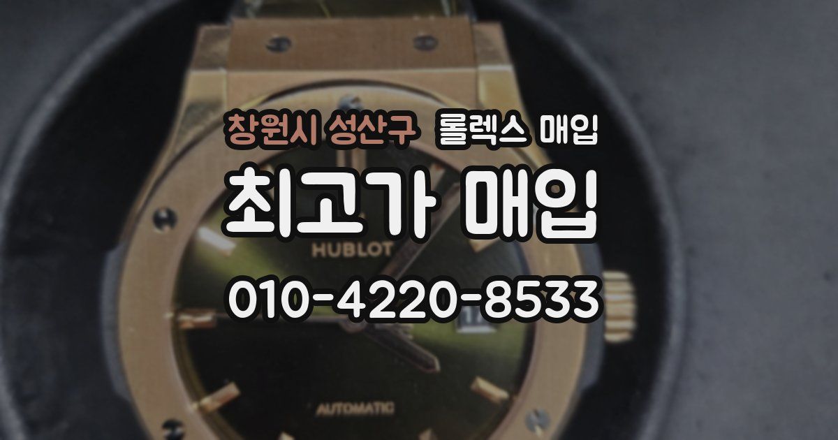 창원시 성산구 롤렉스 매입