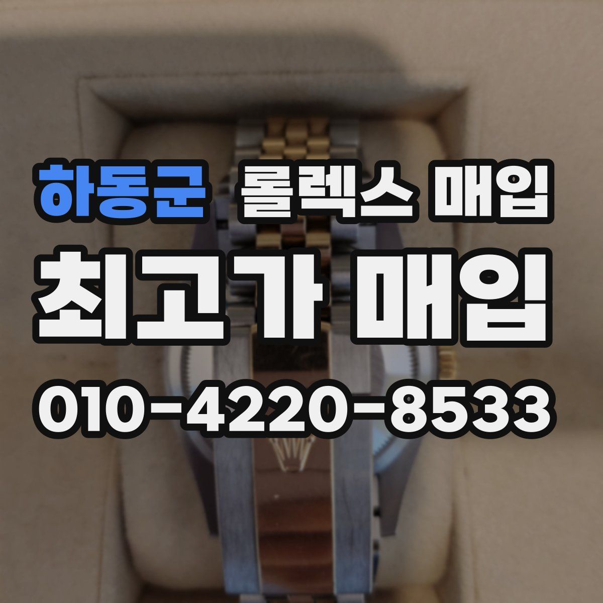 하동군 롤렉스 매입