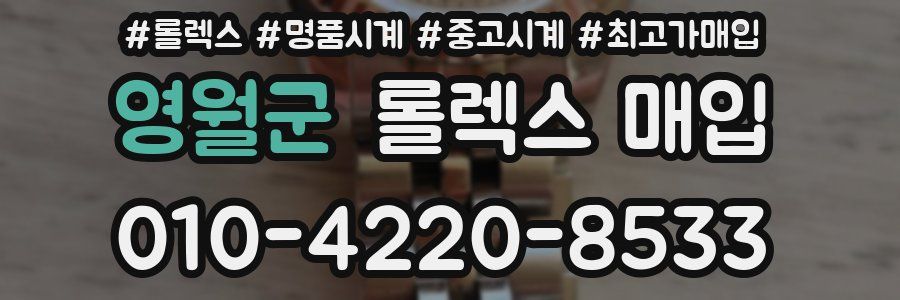 영월군 롤렉스 매입