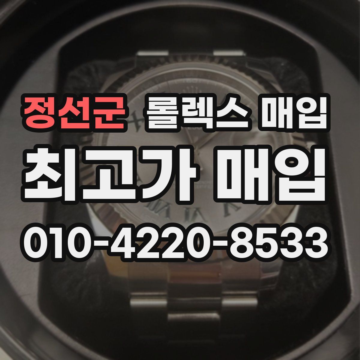 정선군 롤렉스 매입