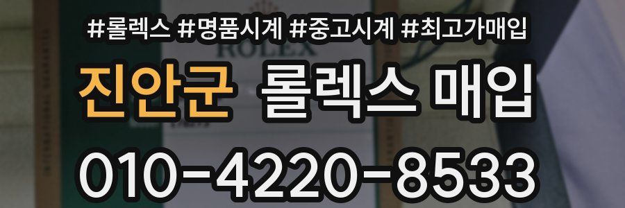 진안군 롤렉스 매입