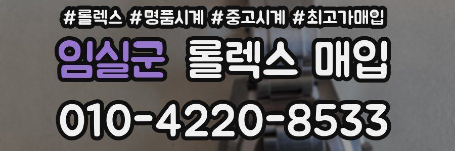 임실군 롤렉스 매입