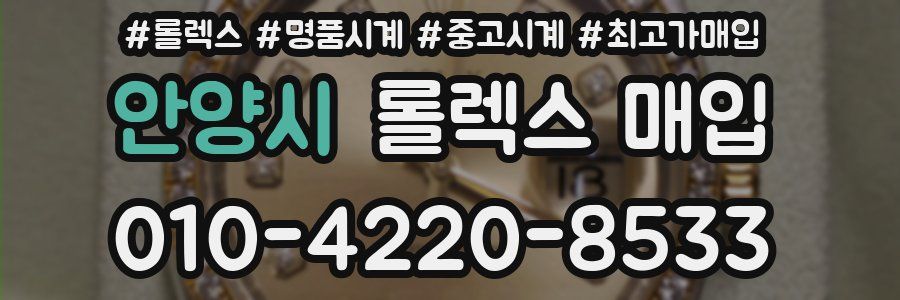 안양시 롤렉스 매입