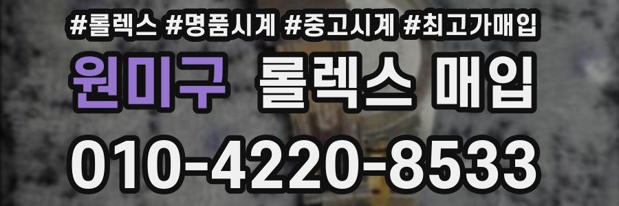 원미구 롤렉스 매입