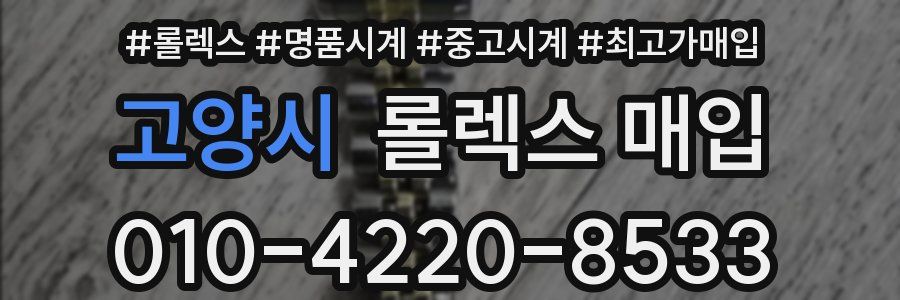 고양시 롤렉스 매입