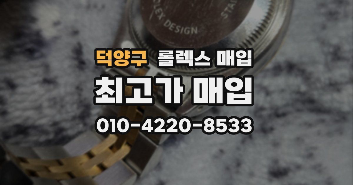 덕양구 롤렉스 매입