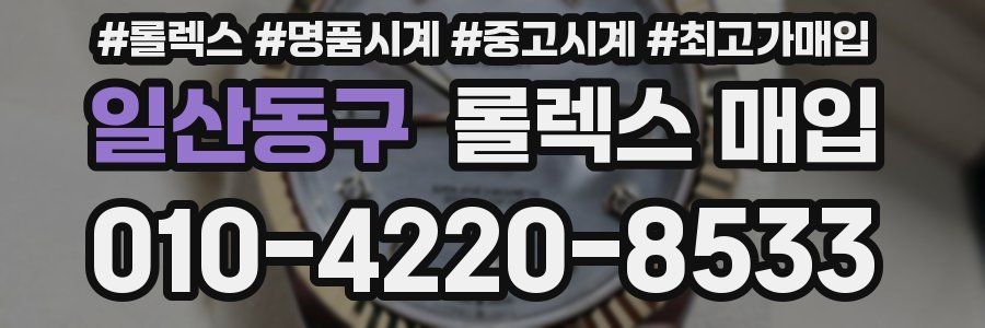 일산동구 롤렉스 매입