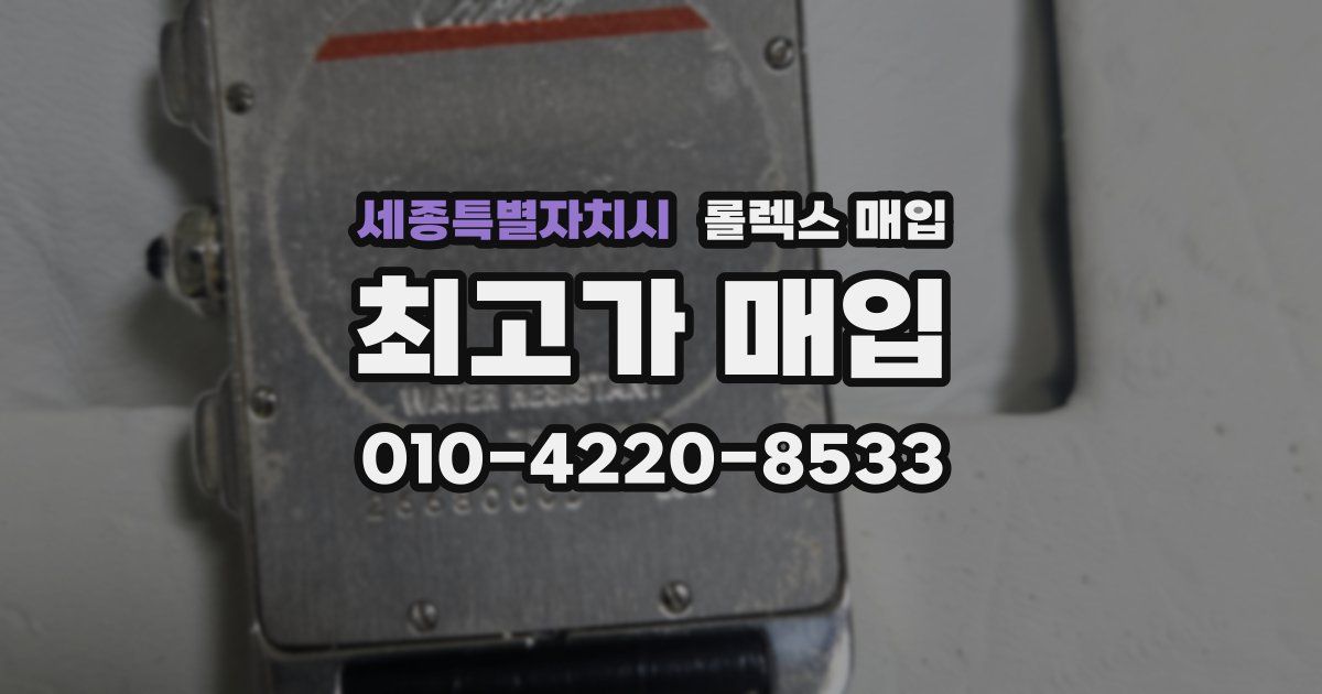 세종특별자치시 롤렉스 매입