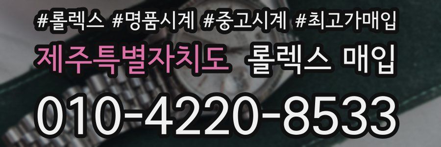 제주특별자치도 롤렉스 매입