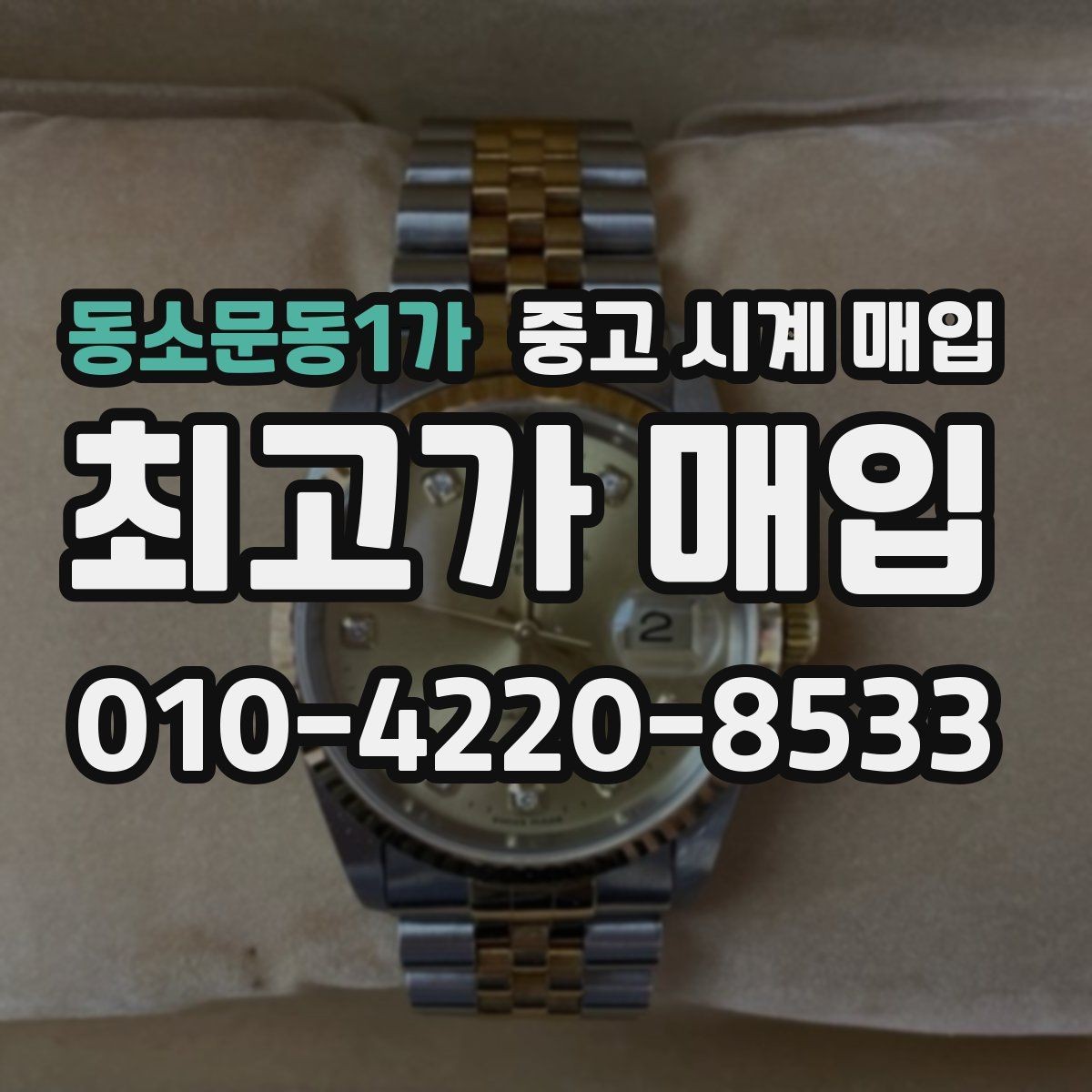 동소문동1가 중고 시계 매입 제니스 다이버 워치 시세 포인트 정리