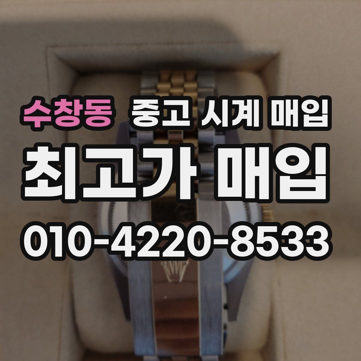 수창동 중고 시계 매입 튜더 인기 모델 시세 포인트 정리