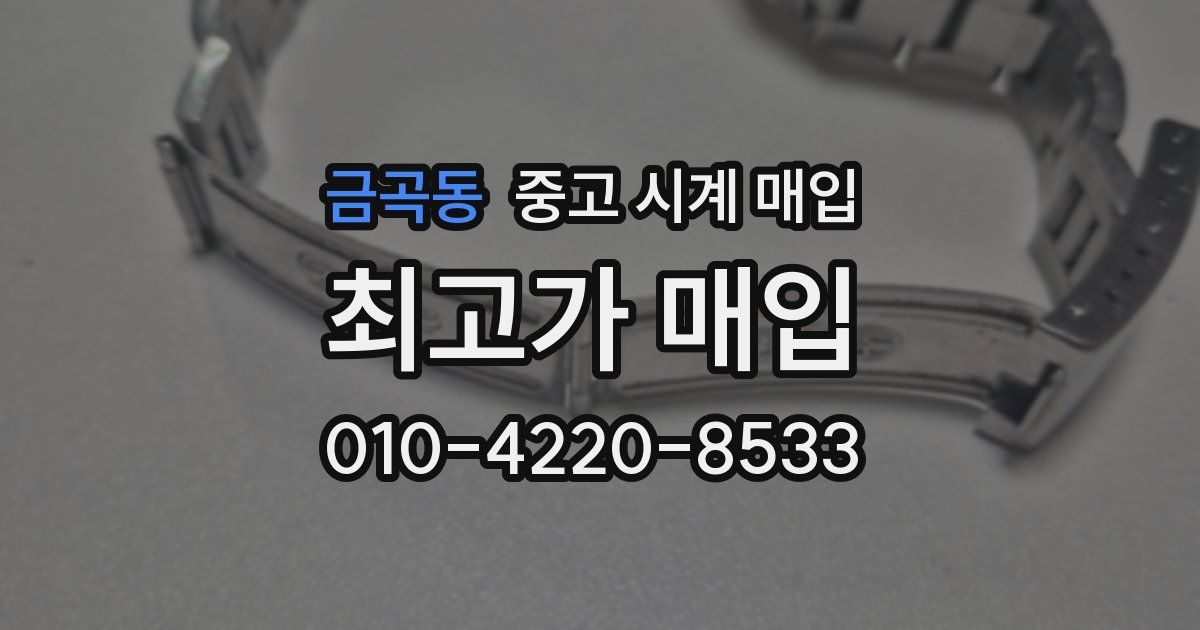 금곡동 중고 시계 매입