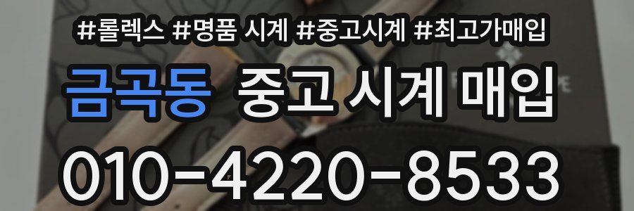 금곡동 중고 시계 매입