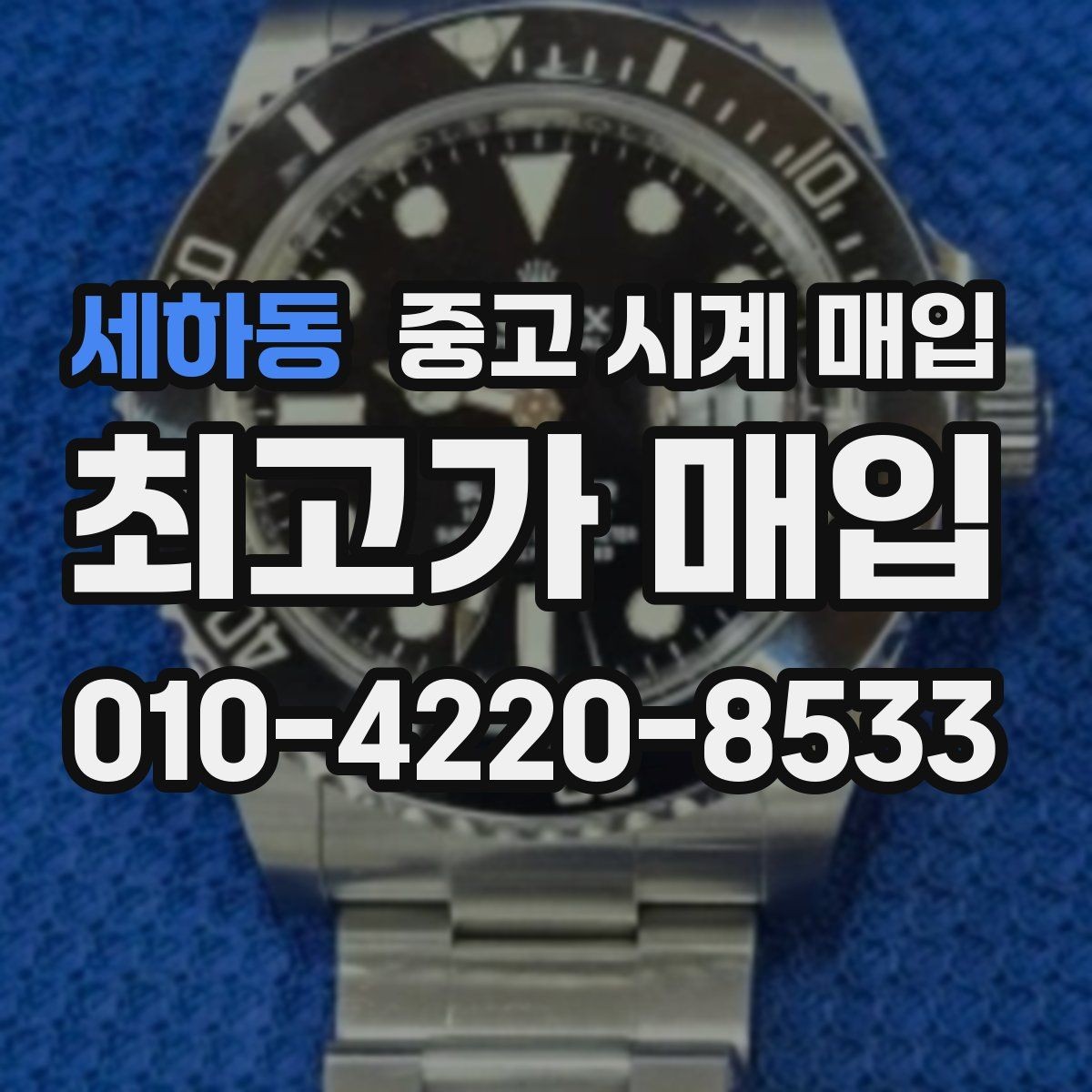 세하동 중고 시계 매입 제니스 다이버 워치 시세 포인트 정리