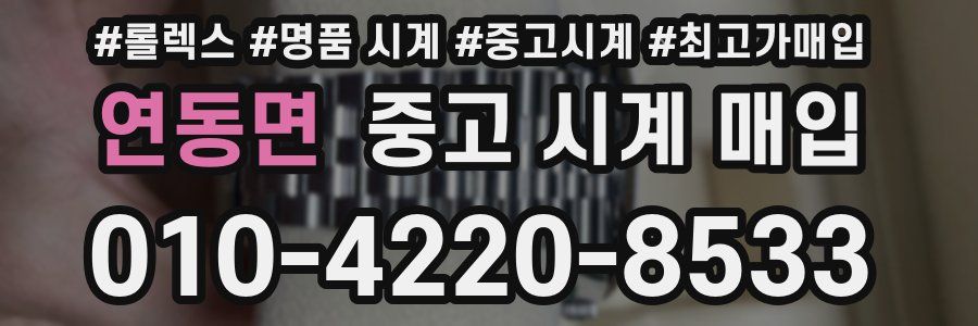 연동면 중고 시계 매입