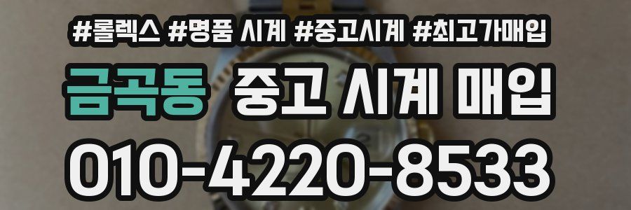 금곡동 중고 시계 매입