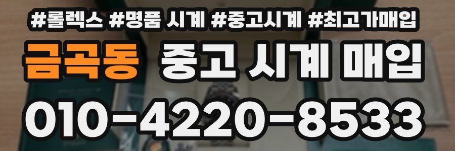 금곡동 중고 시계 매입