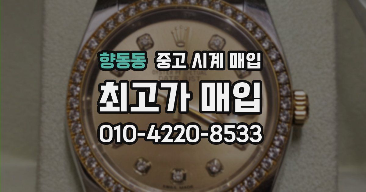 향동동 중고 시계 매입