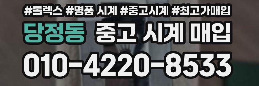 당정동 중고 시계 매입