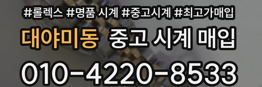 대야미동 중고 시계 매입