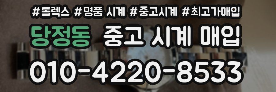 당정동 중고 시계 매입