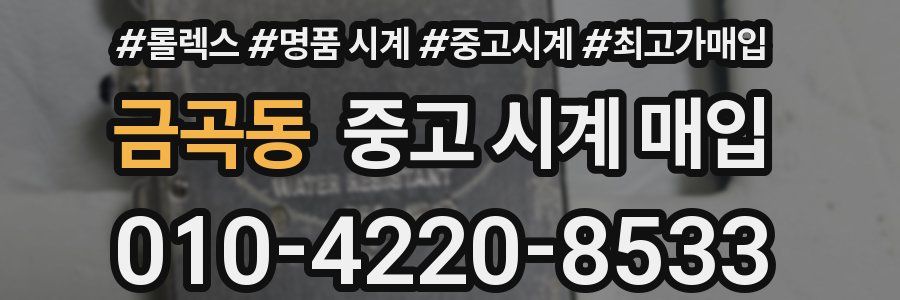 금곡동 중고 시계 매입