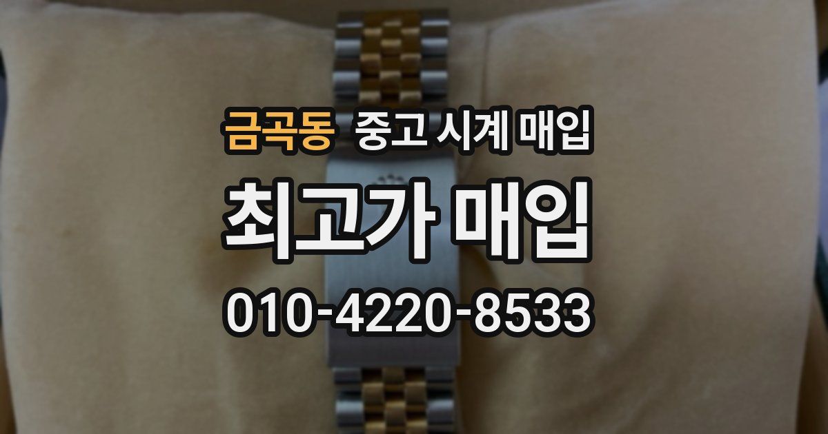 금곡동 중고 시계 매입